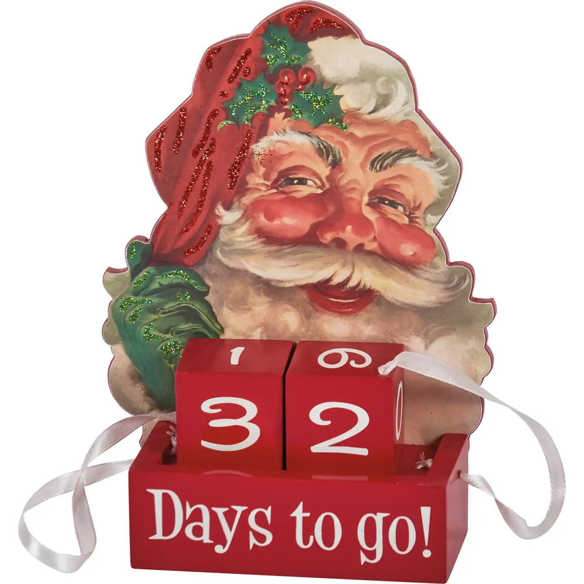 advent block countdown - santa "days to go" by primitives by kathy
