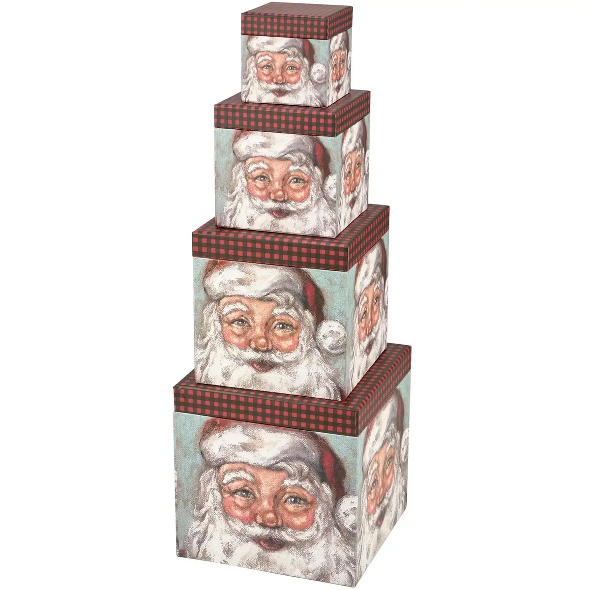 box - stacking santa (4 sizes) by primitives by kathy