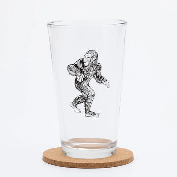 pint glass - bigfoot/sasquatch by counter couture