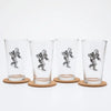 pint glass - bigfoot/sasquatch by counter couture