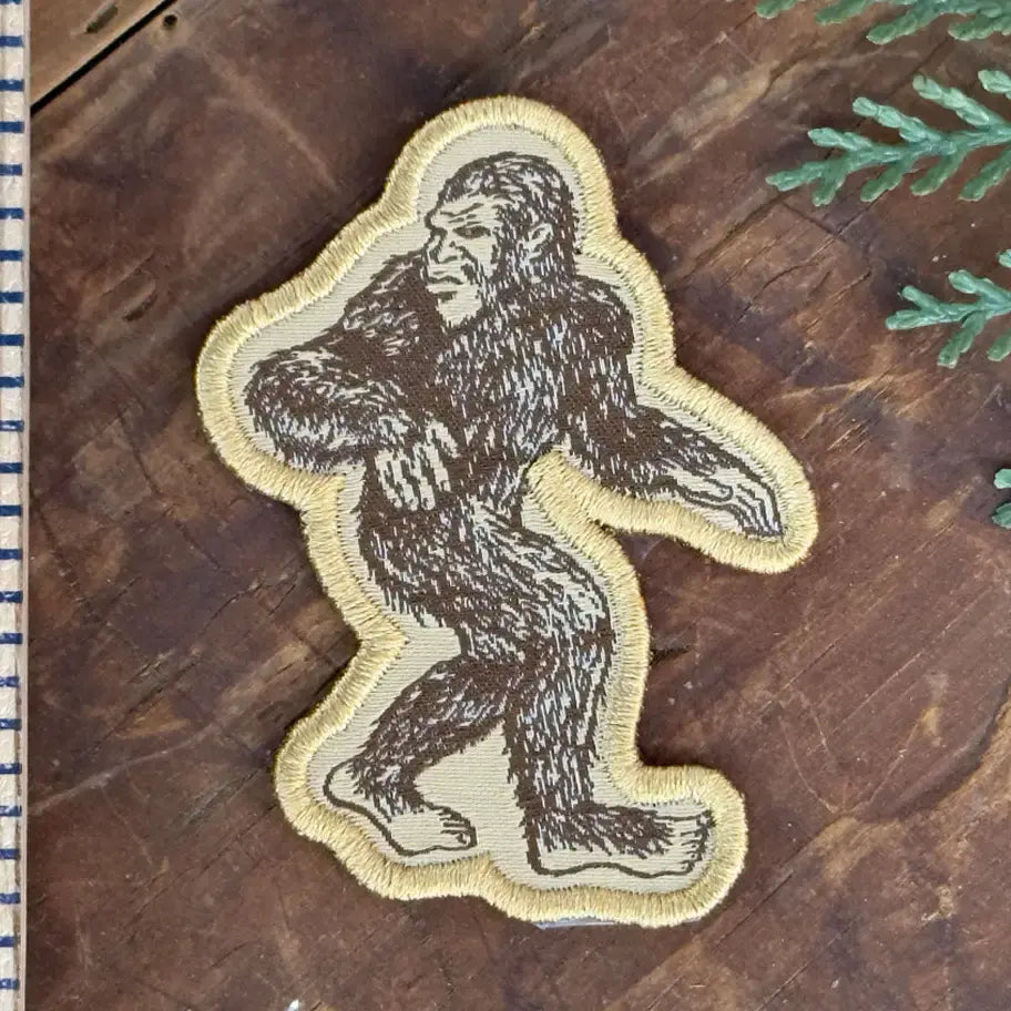 patch - iron-on woven - sasquatch by counter couture