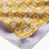 tea towel - microfiber - scandi spring yellow by geometry house