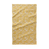 tea towel - microfiber - scandi spring yellow by geometry house