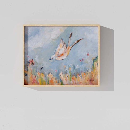art print - scissortail flycatcher by mary james ketch studio