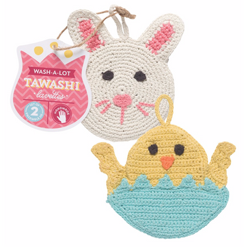 tawashi set - easter (bunny/chick) by now designs