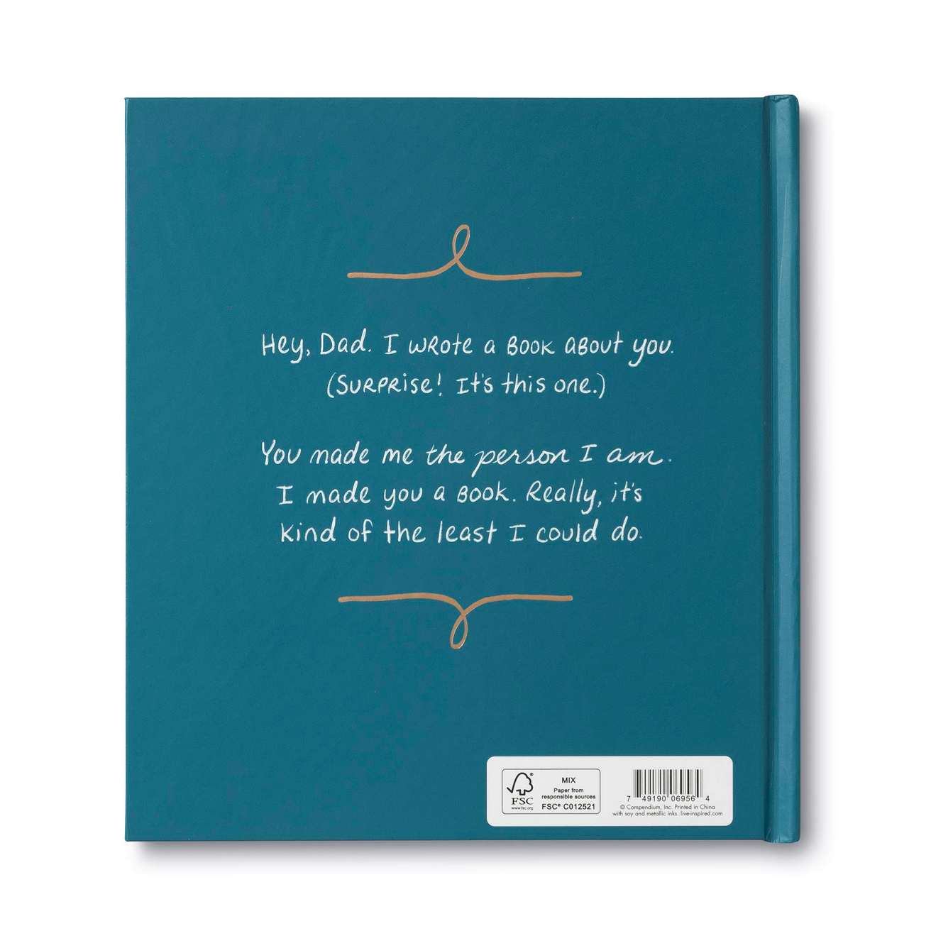 book - dad, i wrote a book about you by compendium
