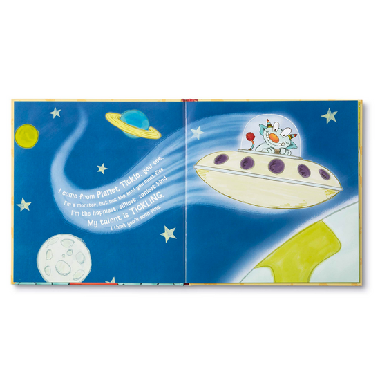 book - tickle monster by compendium