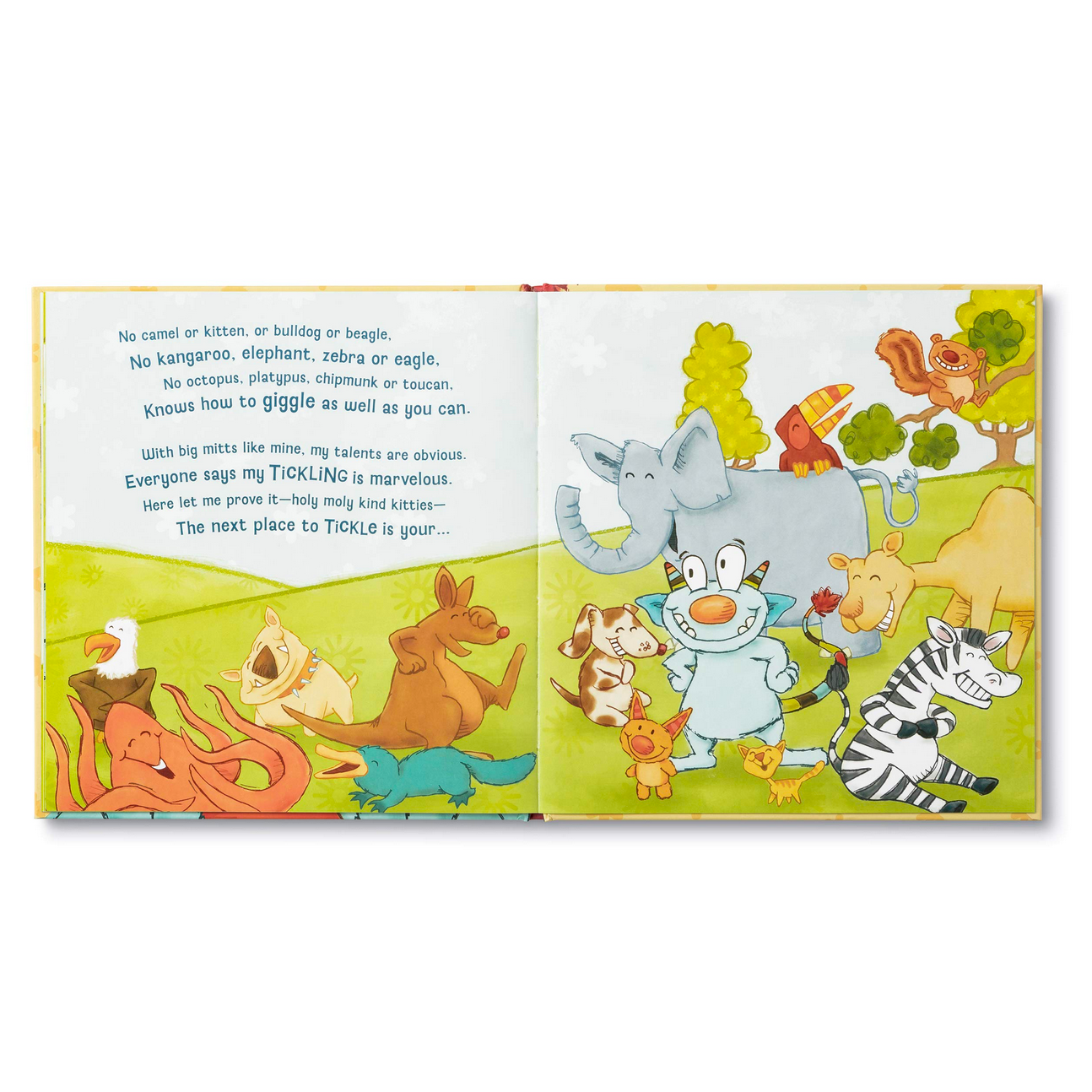 book - tickle monster by compendium