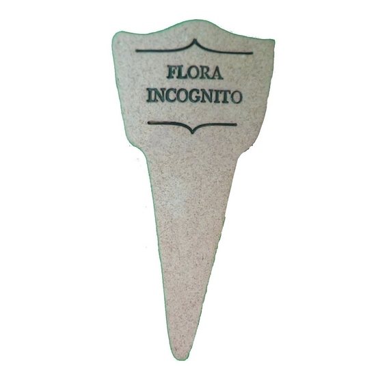 plant marker - flora incognito by amaranth stoneware