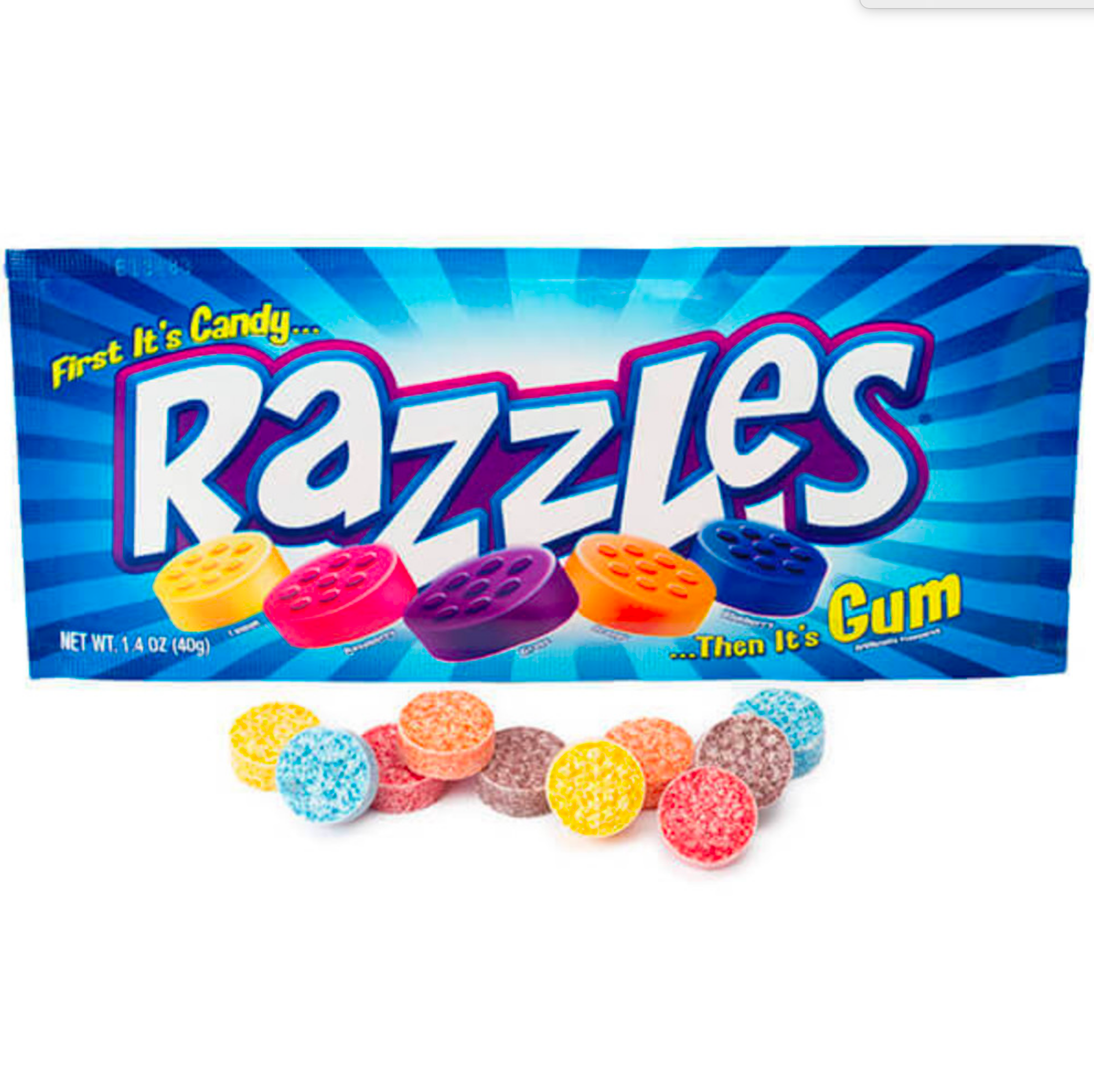 candy - razzles by redstone foods inc