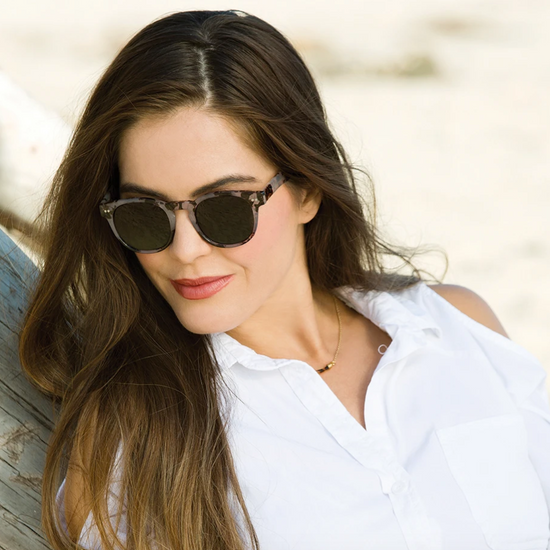 sunglasses - indie - ivory tortoise/smoke lens by blue planet eyewear
