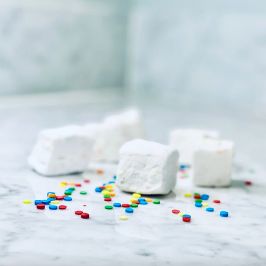 candy - marshmallows - birthday cake by hammond's