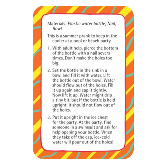card game - 52 cool tricks for kids by chronicle books