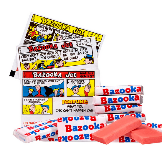 candy - bazooka gum - wallet pack by redstone foods inc