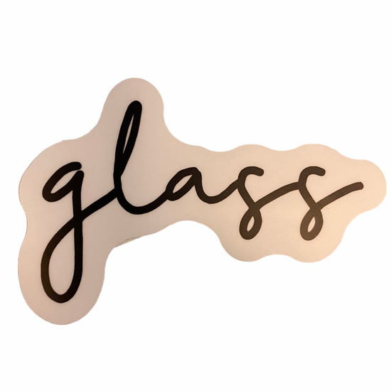 sticker - glass by stickers northwest