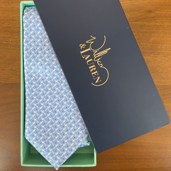 neck tie - silk - scissortail by william & lauren