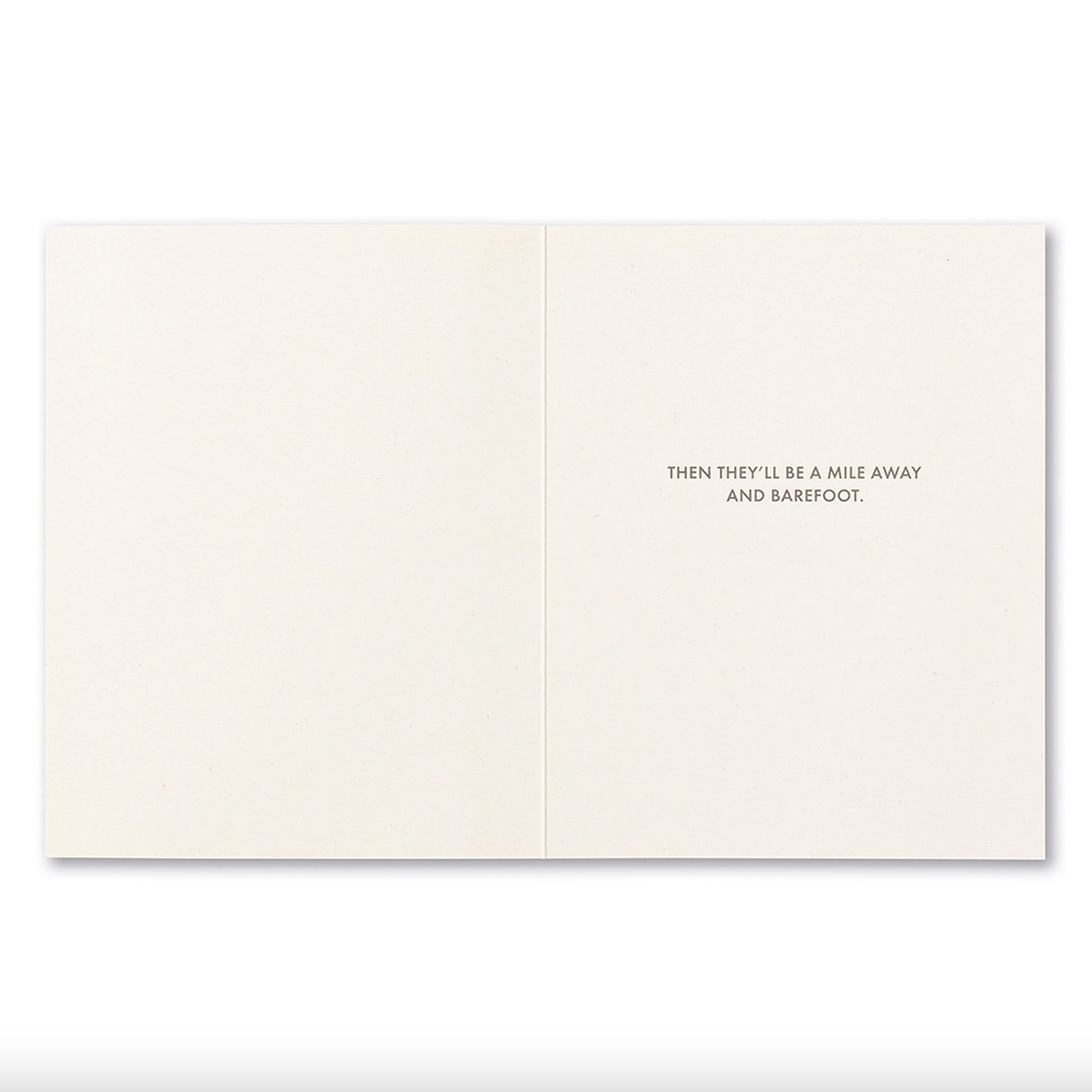 card - just for laughs - walk a mile by compendium