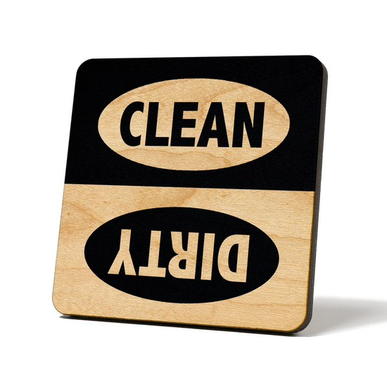 dishwasher magnet - black by american brand studio