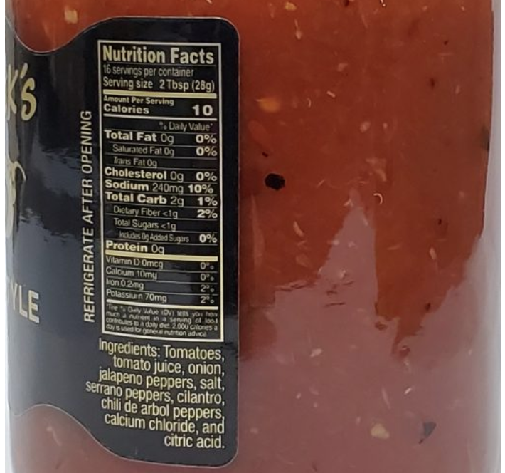 salsa - cantina mild by ben jack larado's