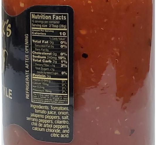 salsa - cantina mild by ben jack larado's