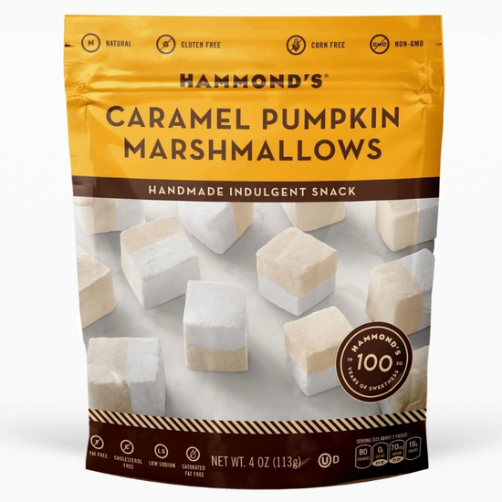 candy - marshmallows - caramel pumpkin by redstone foods inc