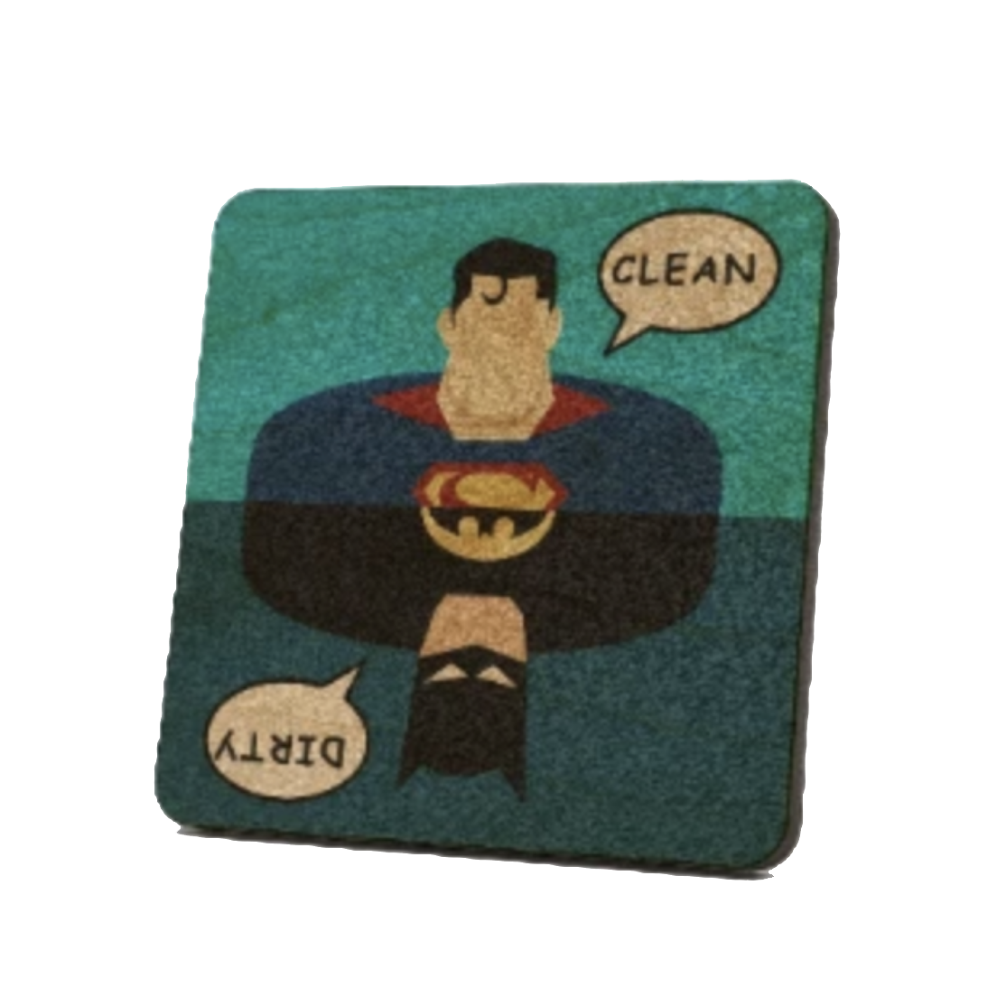 dishwasher magnet - batman/superman by american brand studio