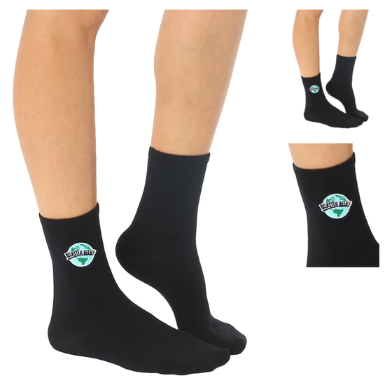 socks - charity - disaster relief by living royal