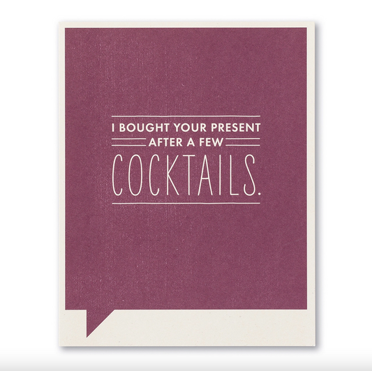 card - birthday - cocktails by compendium