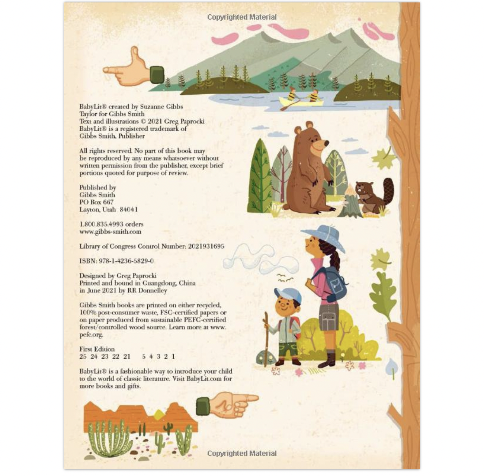 boad book - babylit alphabet - b is for bison by gibbs smith