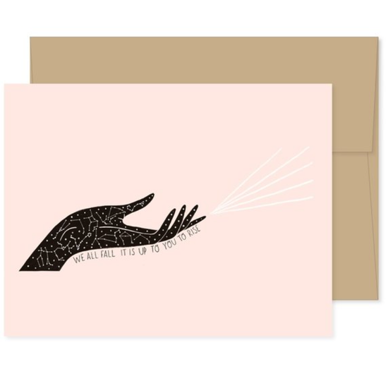 card - we all fall by gingiber