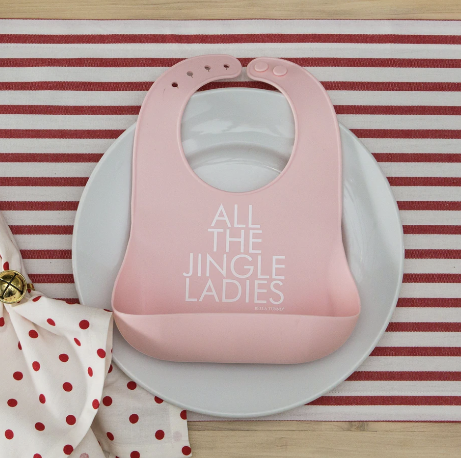 wonder bib - holiday - "jingle ladies" by bella tunno