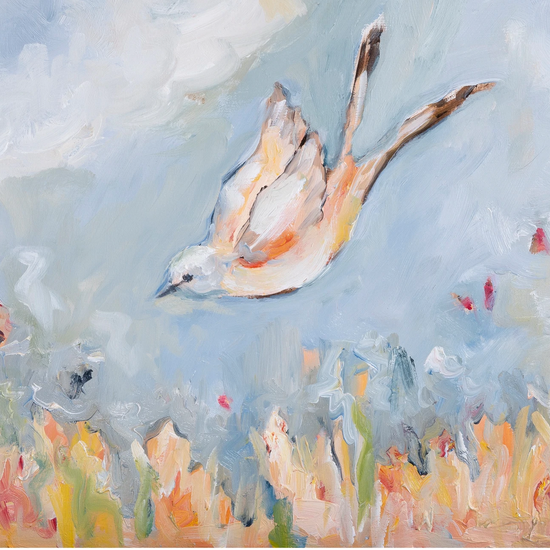 art print - scissortail flycatcher by mary james ketch studio