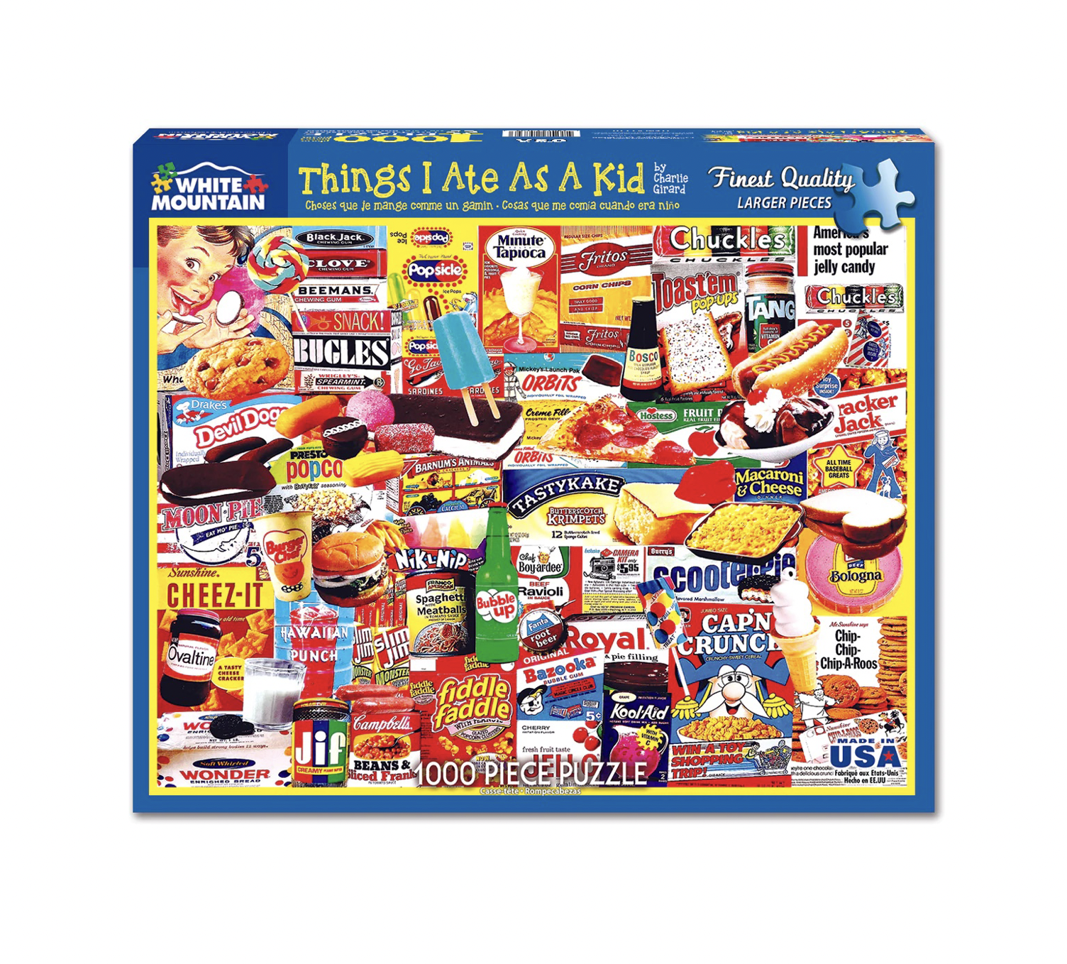 puzzle - 1000pc - things i ate as a kid by white mountain puzzles