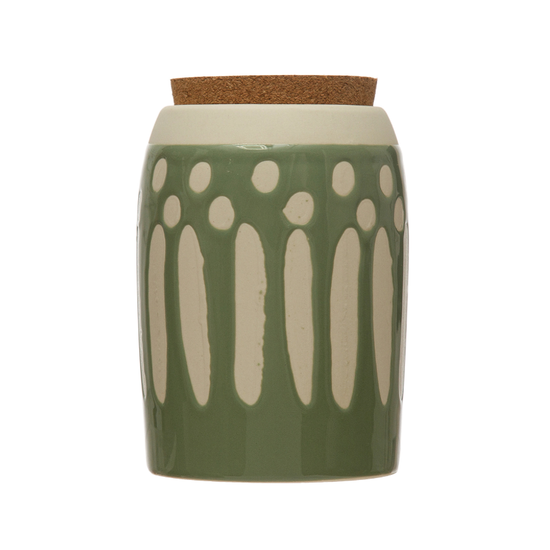 canister - cork lid by creative co-op