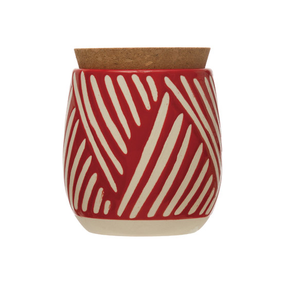 canister - cork lid by creative co-op