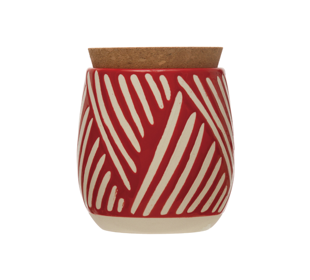 canister - cork lid by creative co-op