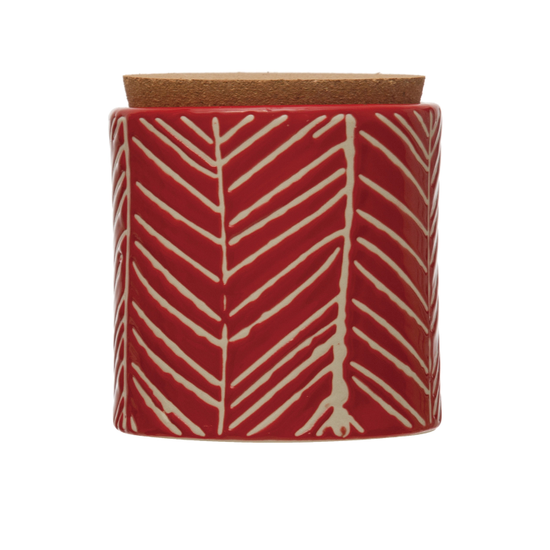 canister - chevron by creative co-op