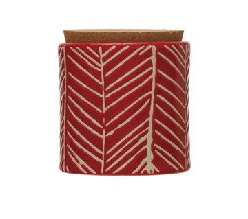 canister - chevron by creative co-op