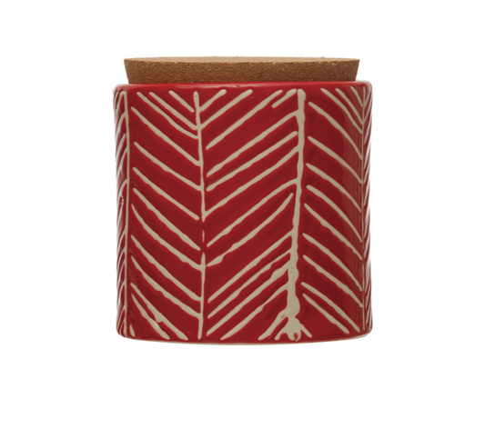 canister - chevron by creative co-op