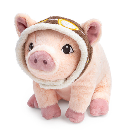 plush toy - flying pig by compendium