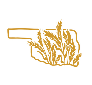 sticker - oklahoma - wheat by plenty