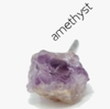 earrings - amethyst + brass charm - "in the mountains" by peter and june