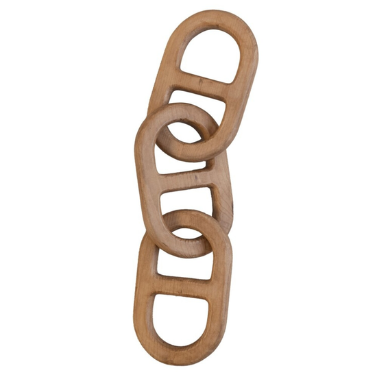 decorative knots & links - natural - 8.5" by creative co-op