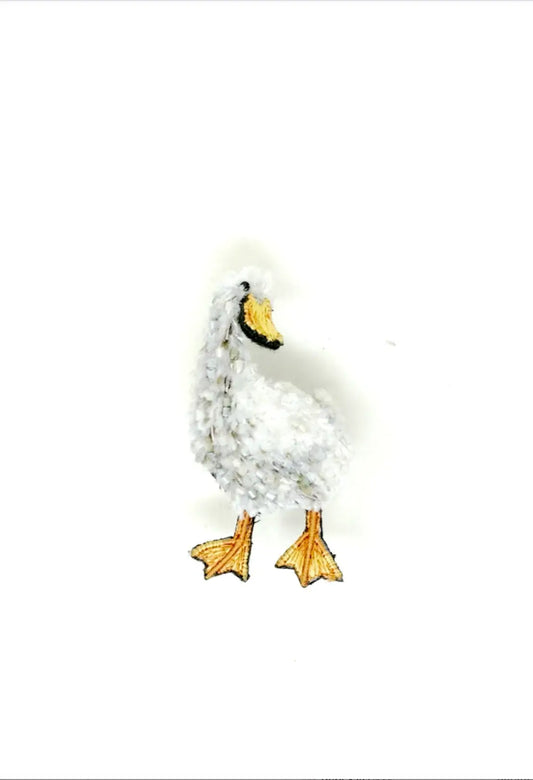 brooch pin - waddling duck by trovelore