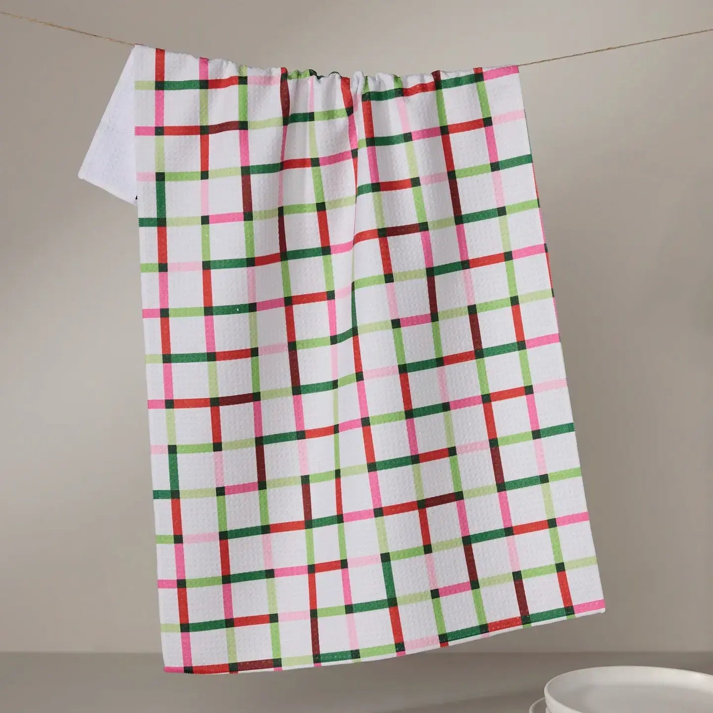 tea towel - microfiber holiday - season of joy by geometry house
