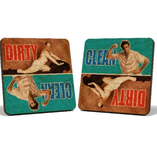 dishwasher magnet - george/kramer (seinfeld) by american brand studio