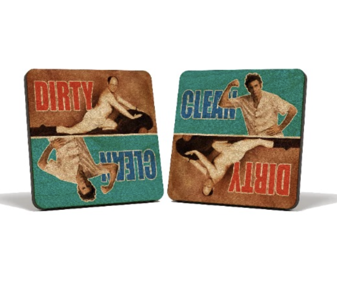dishwasher magnet - george/kramer (seinfeld) by american brand studio