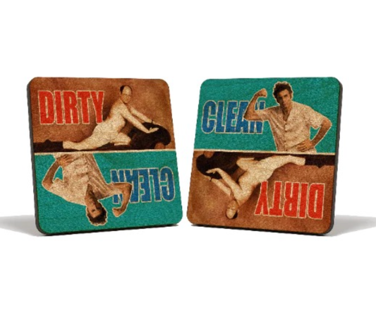 dishwasher magnet - george/kramer (seinfeld) by american brand studio