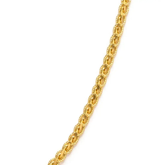 necklace - serpentine chain 18" - 14kgp by amano studio
