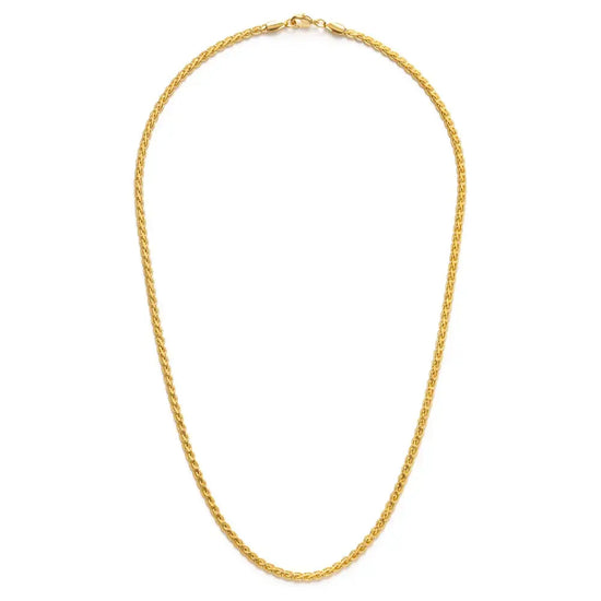 necklace - serpentine chain 18" - 14kgp by amano studio